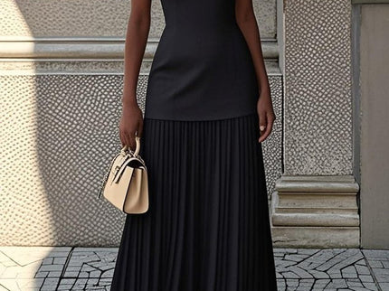 Sommerfeld | Plissiertes Maxikleid