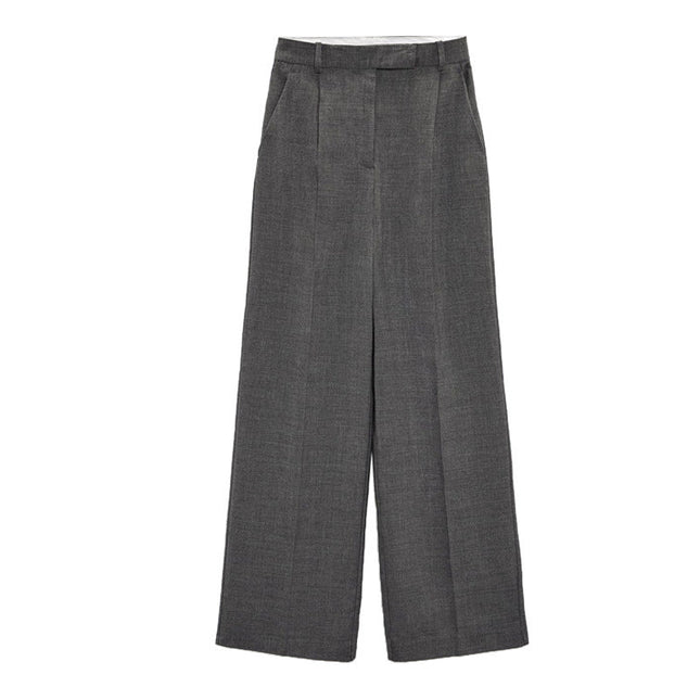 Klassische Wide-Leg Hose mit hohem Bund für stilvolle Outfits