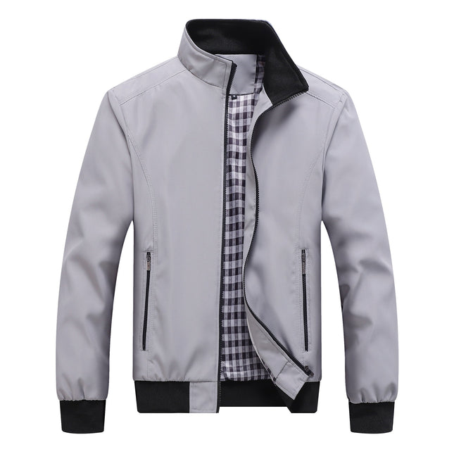 Leichte Übergangsjacke mit Stehkragen – Stilvolle Freizeitjacke für Alltag & Outdoor