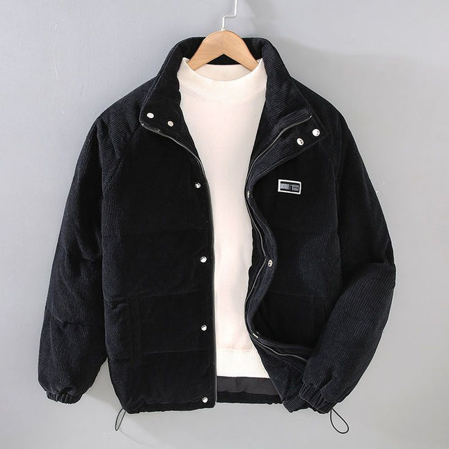 René™ - Cordjacke mit Wollmischung