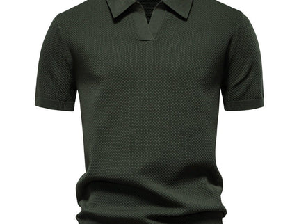 August | Casual strukturiertes Polo-shirt