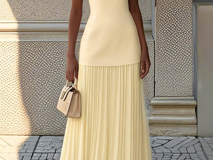 Sommerfeld | Plissiertes Maxikleid