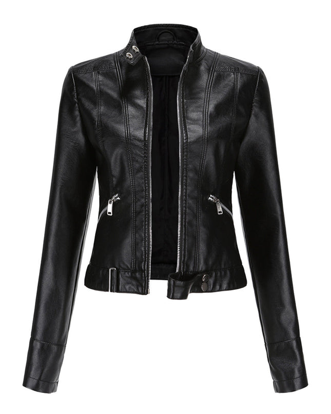 Kurze Damen Lederjacke OXANA - Stilvoll und zeitlos!