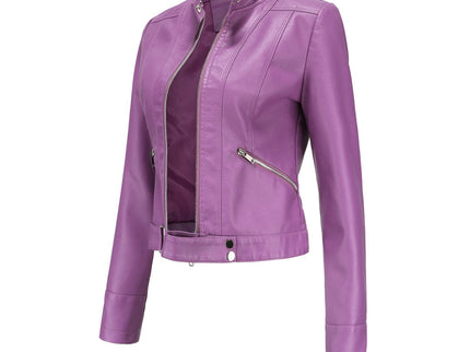 Kurze Damen Lederjacke OXANA - Stilvoll und zeitlos!