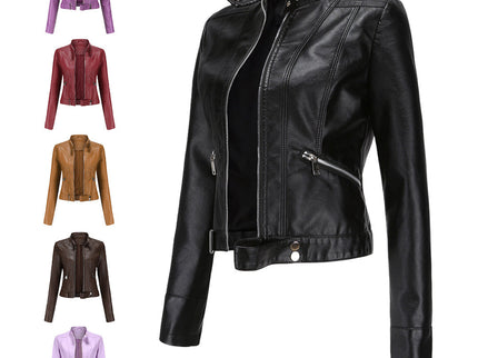 Kurze Damen Lederjacke OXANA - Stilvoll und zeitlos!