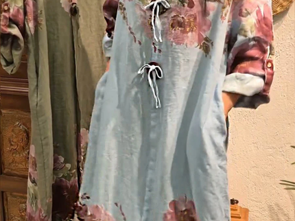 Sierla™ – Lang Kleid mit Blumen