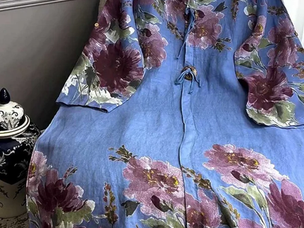 Sierla™ – Lang Kleid mit Blumen