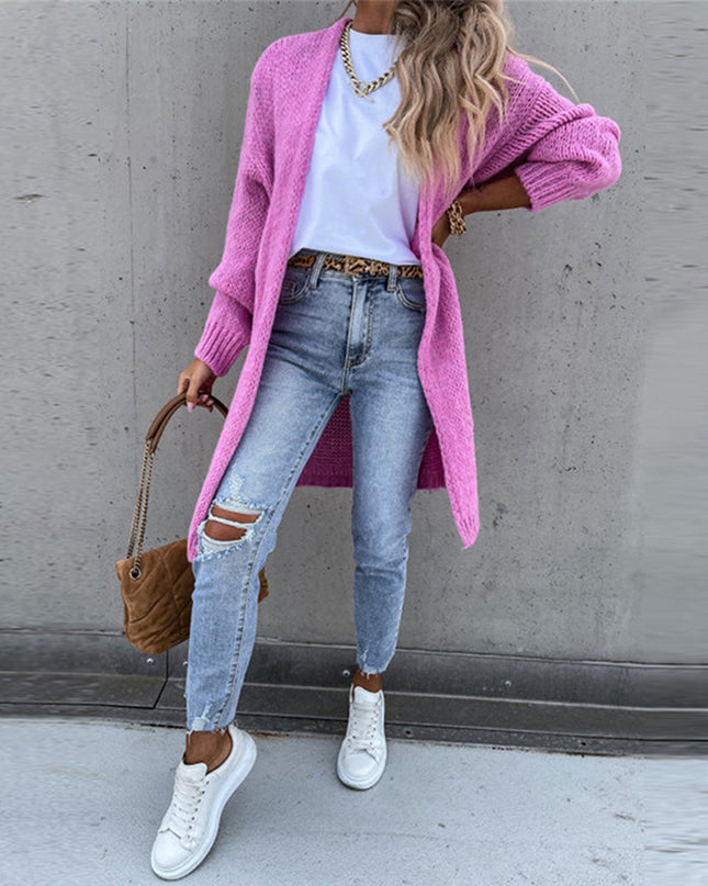 Klassische Strickjacke