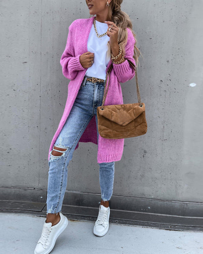 Klassische Strickjacke