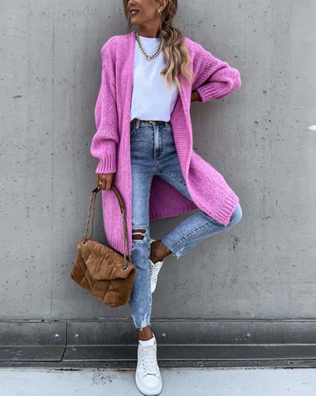 Klassische Strickjacke