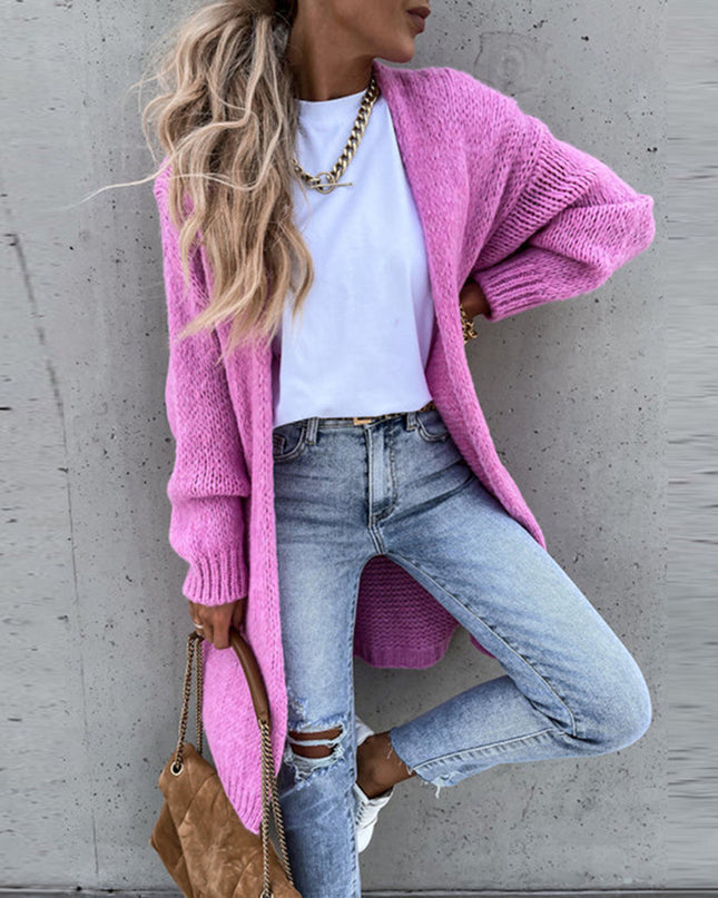 Klassische Strickjacke