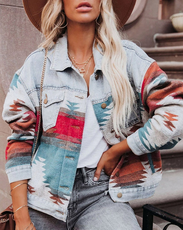 TUULIKKI - Stylische Vintage-Jeansjacke