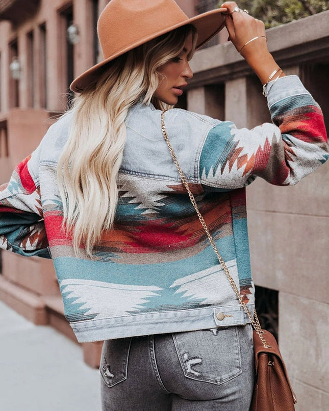 TUULIKKI - Stylische Vintage-Jeansjacke