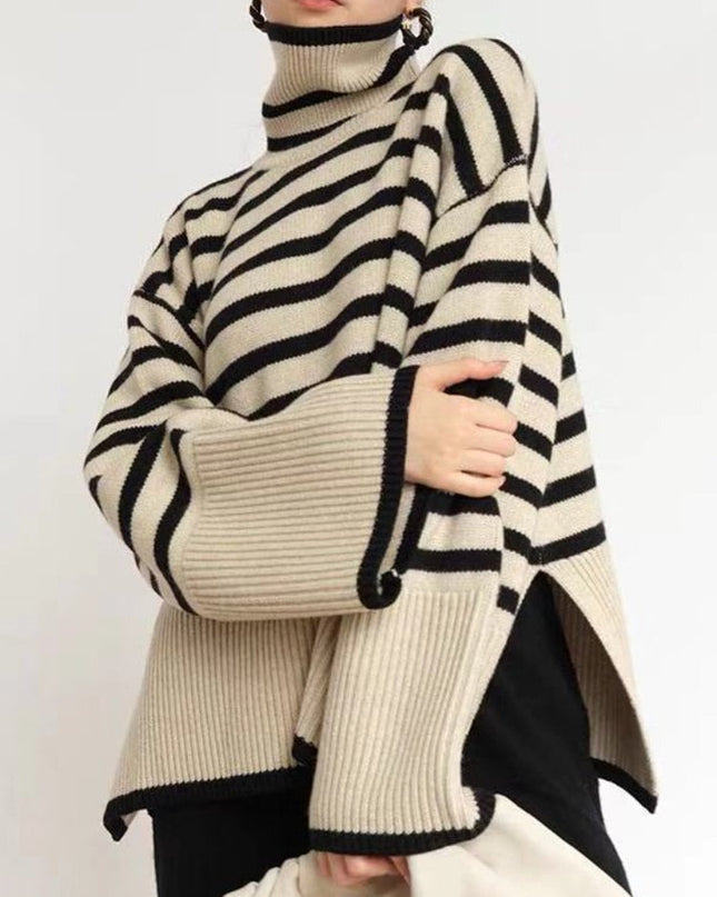 Gestreifter Pullover