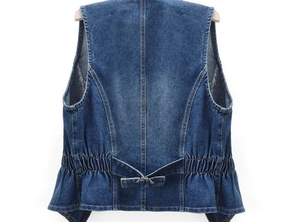 Sophie - Trendiges Denim-Gilet für Frauen