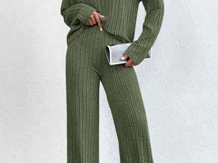 Strickhose und Rollkragenpullover für Frauen