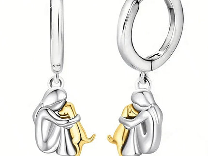 Ginny™| Ohrringe „Mädchen und Hund“