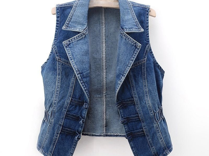 Sophie - Trendiges Denim-Gilet für Frauen