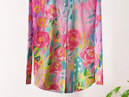 Ashtrid | Bunte Musterbluse