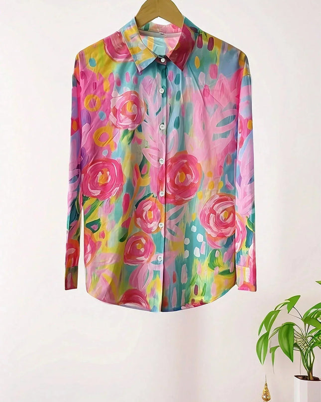Shielo | Bluse mit abstraktem Muster