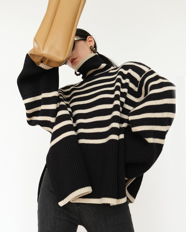 Gestreifter Pullover
