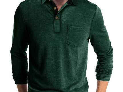 Jörg™ | Herren Langarmshirt in Unifarbe