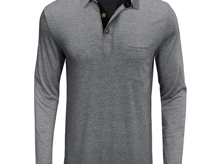 Jörg™ | Herren Langarmshirt in Unifarbe