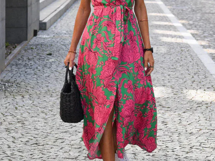 Jorlyn™ - Elegantes Kleid mit V-Ausschnitt und figurbetonter Passform