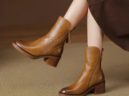 Grazia | Elegante Stiefeletten mit Blockabsatz