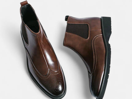 Marzio™ | Elegante Chelsea-Stiefel für Herren aus Kunstleder