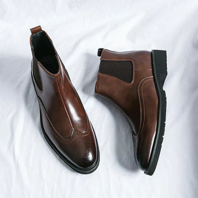 Dwight | Kunstläder Chelsea-Stiefel