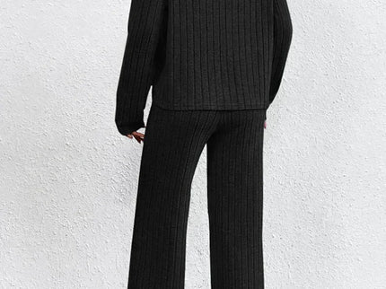 Strickhose und Rollkragenpullover für Frauen