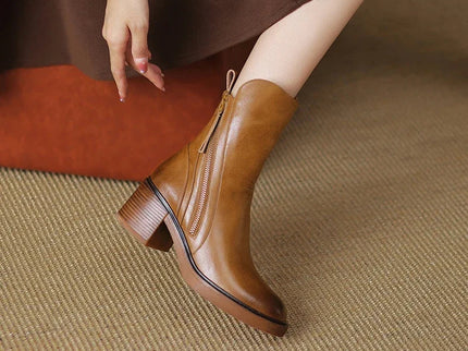 Grazia | Elegante Stiefeletten mit Blockabsatz