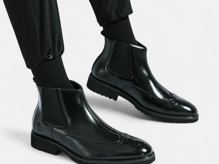 Marzio™ | Elegante Chelsea-Stiefel für Herren aus Kunstleder