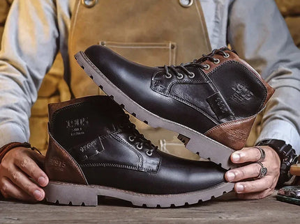 Ken™ | Elegante Herrenstiefel aus Kunstleder im klassischen Stil