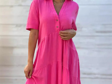Livi | Elegantes Damenkleid mit V-Ausschnitt