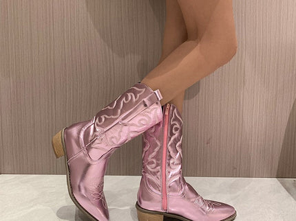 Gia - Elegante Stiefel im Metallic-Chic für einen trendigen Look