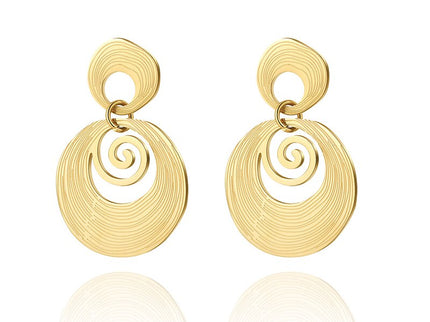 Bea - Elegante 316L-Edelstahl-Ohrringe aus Gold für die moderne Frau