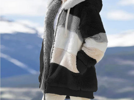 Warme Kapuzenjacke