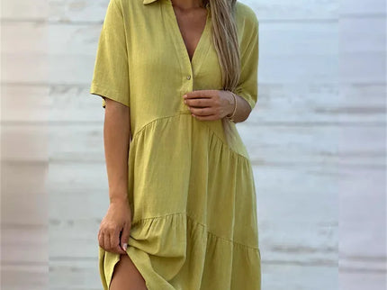 Livi | Elegantes Damenkleid mit V-Ausschnitt
