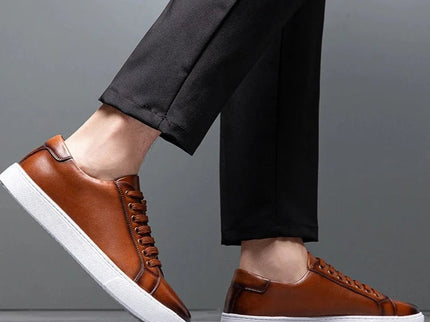 David™ - Herren Turnschuhe aus Leder