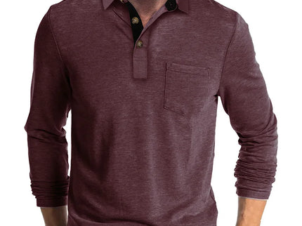 Jörg™ | Herren Langarmshirt in Unifarbe