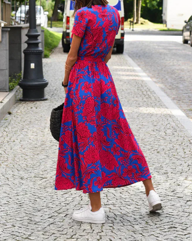 Jorlyn™ - Elegantes Kleid mit V-Ausschnitt und figurbetonter Passform