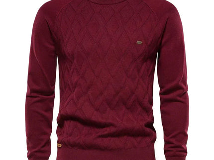 Theodor | Herrenpullover mit Rautenmuster