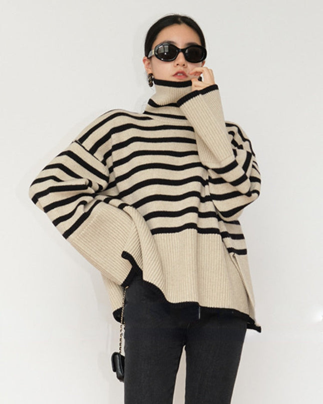 Gestreifter Pullover