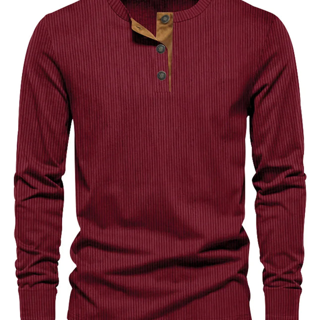 Easton™ | Klassisches Herren-Langarmshirt