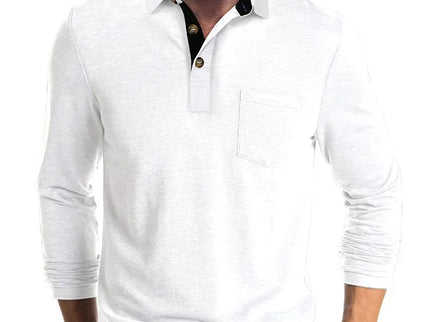 Jörg™ | Herren Langarmshirt in Unifarbe