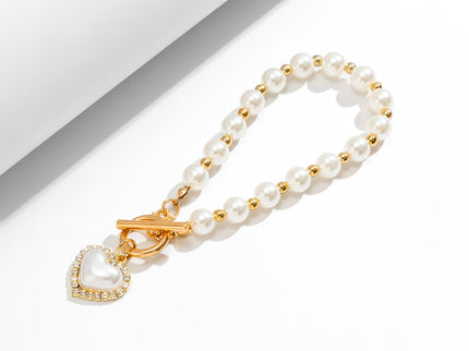Elegantes Armband mit Süßwasserperlen-Anhänger für Frauen von Mitchell