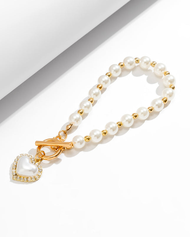 Elegantes Armband mit Süßwasserperlen-Anhänger für Frauen von Mitchell