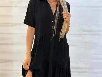 Livi | Elegantes Damenkleid mit V-Ausschnitt